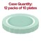 Smarty Had A Party 10" Turquoise Vintage Round Disposable Plastic Dinner Plates (120 Plates), 120PK 860TQ-CASE - alternate 8