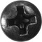 Auveco Phillips Oval Head Tapping Screw #6 x 5/8in - Black, 100PK 23628 - alternate 2