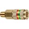 Tru-Flate Combo-Coupler 1/4'' MNPT Brass Coupler 13-513 - alternate 2