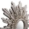 Homeroots Oval Antiqued Silver Leaf Finish Mirror 384176 - alternate 7