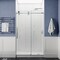Anzzi 60in x 76in Frameless Shower Door with Sliding in Polished Chrome with Tsunami Tempered Clear Glass SD-FRLS06102CH - alternate 15