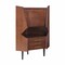 Homeroots Cosmo Brown and Black Corner Bar Cabinet 401678 - alternate 7