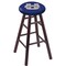 Holland Bar Stool Co Oak Counter Stool, Dark Cherry Finish, Utah State Seat RC24OSDC - alternate 1