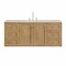 James Martin Vanities Laurent 60" Sgl Vanity, Light Natural Oak, w/3 CM Siberian Silestone Top w/FreePower Wireless Charger 545-V60S-LNO-FSFR - alternate 8