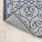 Jonathan Y Madrid Vintage Filigree Textured Weave Blue/Cream 2 ft. x 8 ft. Indoor/Outdoor Runner Rug SMB107F-28 - alternate 7