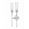 Z-Lite Esme Brushed Nickel 2 Light Wall Sconce 3047-2S-BN - alternate 1