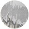 Homeroots 8' Gray And Silver Round Abstract Washable Indoor Outdoor Area Rug 613628 - alternate 8