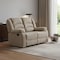 Homeroots 40" Contemporary Beige Fabric Sofa 329371 - alternate 9