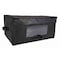 Hospitality 1 Source Box Top, Nonwoven Fabric, Blanket Box, Black BLKTBOX-BL - alternate 1