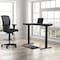 We'Re It Lift It Electric Sit Stand Desk, 46.25 H, 24 W X Laminate wood, metal, Black VL22BLK4824-6307 - alternate 4