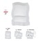 Smarty Had A Party 7" White Wave Plastic Appetizer/Salad Plates (120 Plates), 120PK 7907-CASE - alternate 8