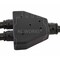 Ac Works Medical Grade Power Cord, IEC C14 to Dual NEMA 5-15R, 10A, 7 ft Coiled, UL/CUL Certified CC14Y515 - alternate 5