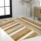 Jonathan Y Retro Rainbow Contemporary Stripe Red/Gold/Cream 4 ft. x 6 ft. Area Rug DZC102C-4 - alternate 8