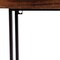 Homeroots 36" Set Of Two Black And Brown Wood And Metal Two Level Accent Shelf 634519 - alternate 4