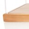 Homeroots 28in Wood Brown Glass Standard Display Stand 364371 - alternate 5