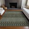 Homeroots 8' X 10' Brown Green And Olive Green Tribal Washable Indoor Outdoor Area Rug 582551 - alternate 7