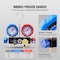Vevor AC Manifold Gauge Set 4-Way Fit R134A R12 R410A Refrigeration Charging WZ--J401 - alternate 8