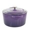 Crock-Pot Artisan 2 Piece 5 Quart Enameled Cast Iron Dutch Oven with Lid in Lavender 128605.02 - alternate 9