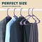 Lifemaster Heavy Duty Plastic Clothes Hangers, Non-Slip, Space-Saving, Holds 5 lbs, Purple, 5PK LMPLCPUR5 - alternate 6