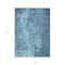 Homeroots 9' X 12' Blue Ikat Washable Indoor Outdoor Area Rug 576975 - alternate 9