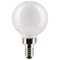 Satco 4.5 Watt G16.5 LED White Candelabra Base 5000K 120 Volt 2-Card, 2PK S21876 - alternate 1