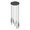 Z-Lite Forest 11 Light Chandelier, Matte Black, 24 In W x 12 In H 919MP12-11R-MB-LED - alternate 6