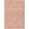 Homeroots 10' X 14' Salmon And Ivory Abstract Washable Indoor Outdoor Area Rug 599759 - alternate 9
