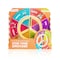 Open The Joy Steer Your Emotions Wheel, Wooden Emotional Regulation Steering Toy for Kids EMOSTEER - alternate 1