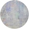 Homeroots 8' Purple Round Abstract Washable Indoor Outdoor Area Rug 607748 - alternate 7