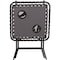 Outdoor Expressions Charcoal 18'' Square Steel Folding Side Table ZD-T1022-DGY0601 - alternate 5