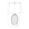 Monarch Specialties Lighting, Table Lamp, 18"h, Green Ceramic, Beige Shade, Contemporary, Modern I 9784 - alternate 2