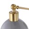 Jonathan Y Lisa 18 in. Swing Arm 1-Light Modern Midcentury Iron USB Charging Port LED Sconce, Grey/Brass Gold JYL1301C - alternate 10