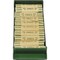 Controltek Coin Trays for Dimes, Stackable, 10 Coin Compartment(s), Green, Plastic, 2PK 560562 - alternate 2