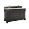 James Martin Vanities Brookfield 60" Double Vanity, Black Onyx, w/ 3 CM Siberian Silestone Top w/FreePower Wireless Charger 547-V60D-BKO-FSFR - alternate 8