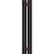 Ekena Millwork True Fit PVC Two Board Spaced Board-n-Batten Shutters, Raisin Brown, 11 1/4W x 44H, PR TFP101SBF11X044TB - alternate 12