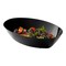 Smarty Had A Party 2 qt. Black Oval Plastic Serving Bowls (24 Bowls), 24PK 6902-CASE - alternate 9