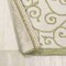 Jonathan Y Madrid Vintage Filigree Textured Weave Green/Cream 2 ft. x 8 ft. Indoor/Outdoor Runner Rug SMB107H-28 - alternate 7