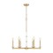 Z-Lite Kaden 6-Light Chandelier, 28 in W, Modern Gold 3045-6MGLD - alternate 7