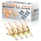 Jrex Safety 4PK HD Ratchet Straps with Double J Hooks, Yellow 3 in x 30 ft Tie Downs RTD330-JR-DJH-4PK - alternate 1