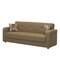 Homeroots 90" Brown Chenille Sleeper Sofa And Toss Pillows 607126 - alternate 6