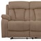 Homeroots 63" Beige Leather Match Recliner 329384 - alternate 7