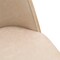 Leisuremod Tule Dining Side Chair with Leather Seat and White Powder-Coated Steel Frame, Walnut/Light Brown TWCWN18LBR - alternate 9