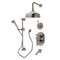 Kingston Brass Thermostatic Tub and Shower System, Brushed Nickel KSK36380AL - alternate 1