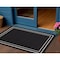 Homeroots 3' X 5' Black And Ivory Indoor Outdoor Area Rug 545940 - alternate 4