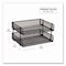 Mind Reader Stackable Paper Desk Tray Organizer, Letter Size, 10 x 13.5 x 2.5, Black, 2PK ESTACK2-BLK - alternate 5