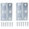 Prosource Utility Hinge, Steel, Zinc, Loose Pin, 180 deg Range of Motion, Full Mortise Mounting, 28 Pair lb LR-056-PS - alternate 1