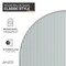Anzzi Ember Series 74x 34in Framed Arch Fixed Shower Screen Door, Brushed Nickel, 8mm Tempered Fluted Glass SD-AZ18-01BN-FL - alternate 5