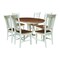 Whitewood Industries Rectangular Extension Dining Table W/ 6 Chairs, 36 in W, 30.1 in L, 48 in H, Parawood, 7 K79-36RXT-27B-C10-6 - alternate 1