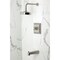 Kingston Brass Single-Handle Pressure Balanced Tub and Shower Faucet, Brushed Nickel KB5898AX - alternate 4