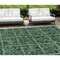 Homeroots 10' X 14' Fern Green And Charcoal Medallion Washable Indoor Outdoor Area Rug 589301 - alternate 1